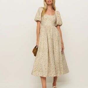 Reformation Everlyn Dress Green - Size 2